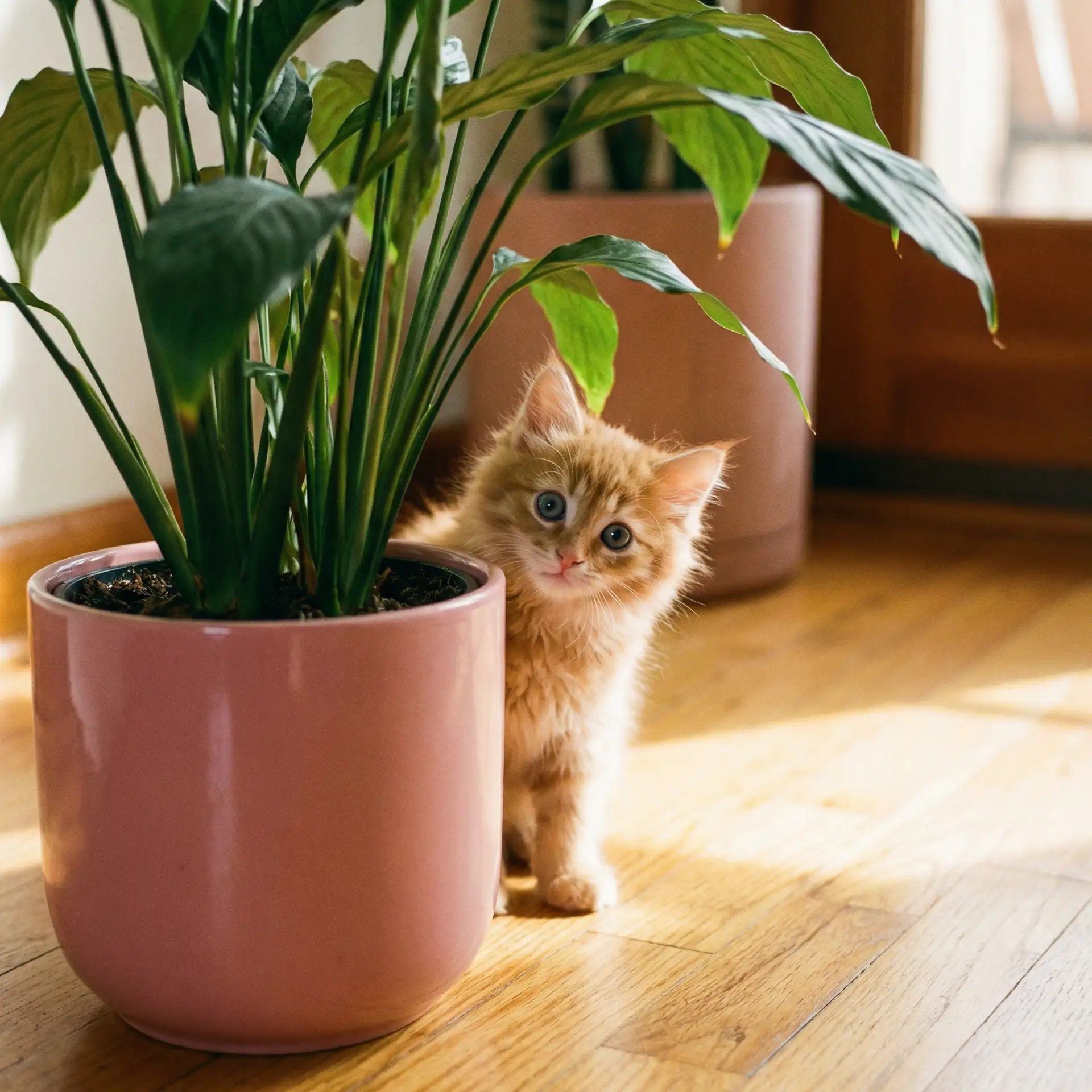 小猫从花盆后探头 - 色情游戏下载